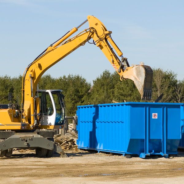 what happens if the residential dumpster is damaged or stolen during rental in Rainsville